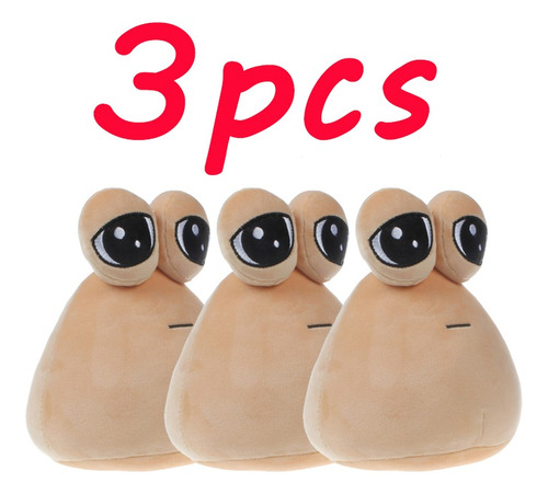 Emoção Alien Pou Furdiburb Muñeco Juguete Peluche Regalo 3p